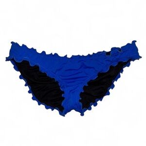 Victoria’s Secret Blue Ruffled Bikini Bottoms💙